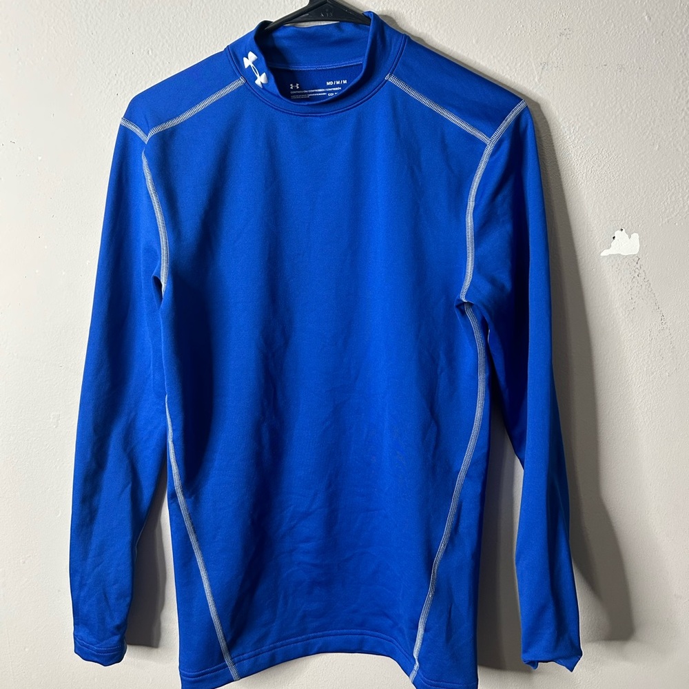 Blue Under Armour Compression Shirt